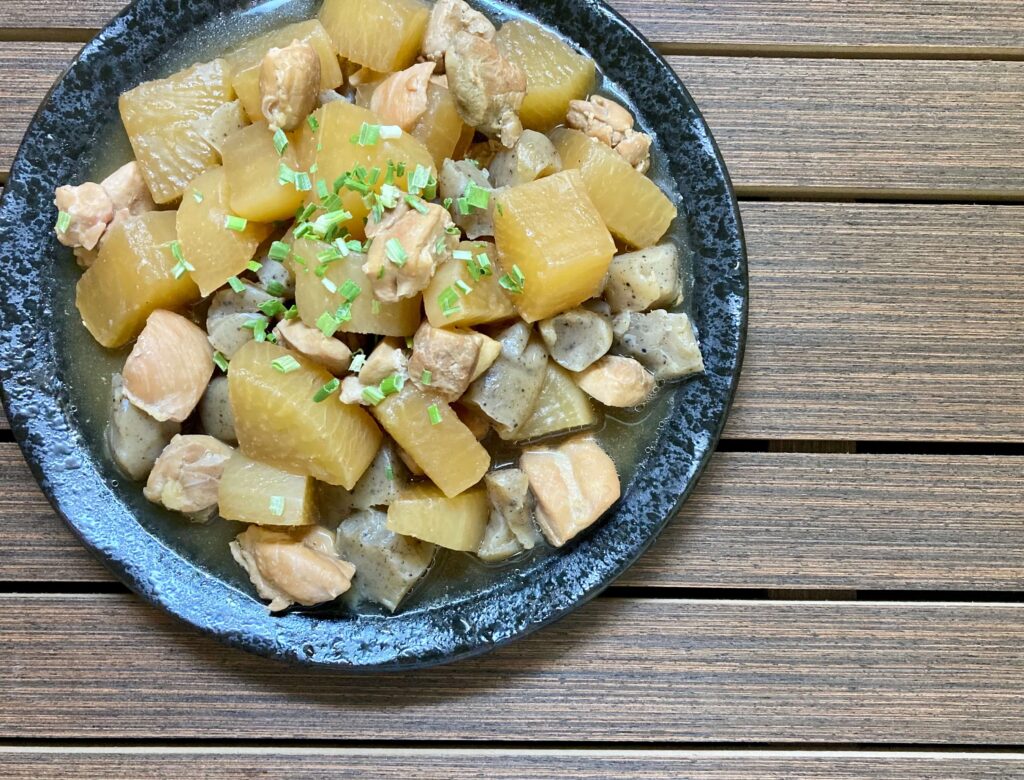 大根と鶏肉の煮込み3