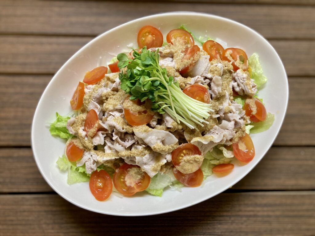 shabu-shabu pork salad