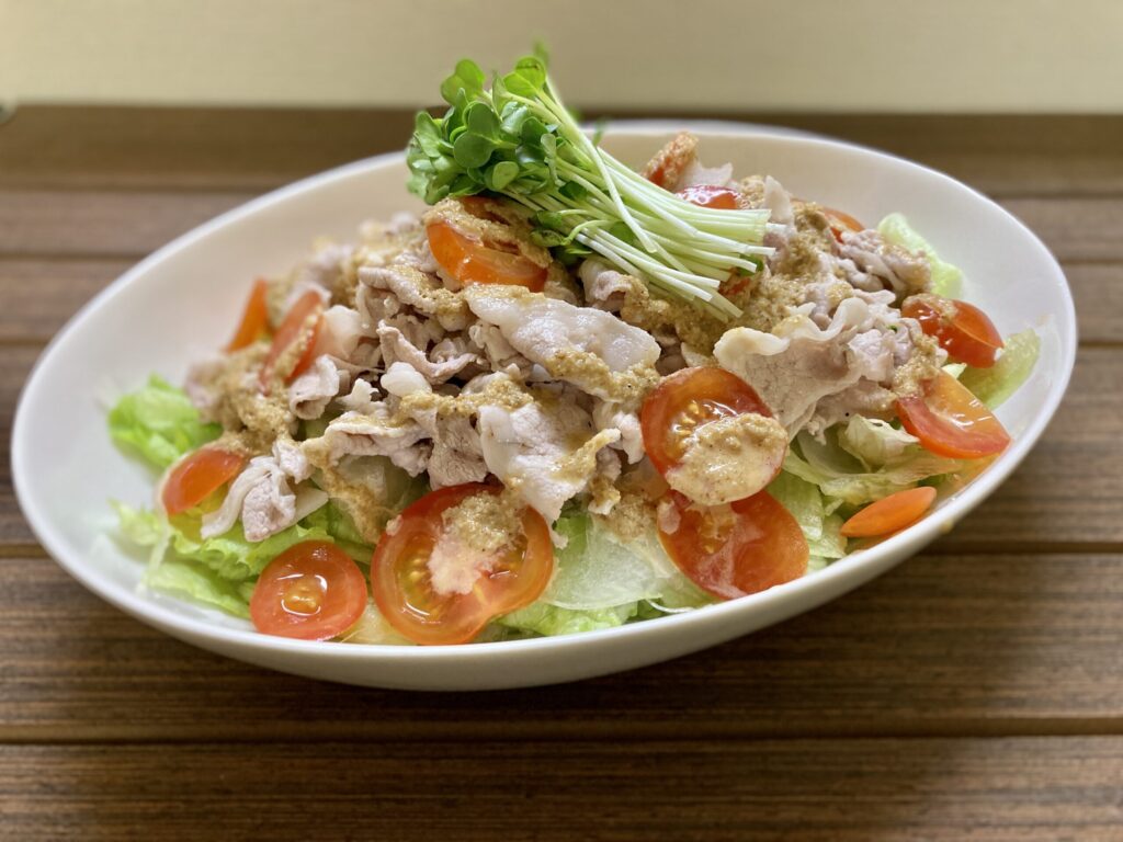shabu-shabu pork salad