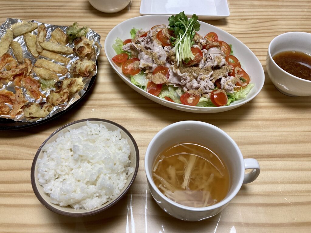 shabu-shabu pork salad