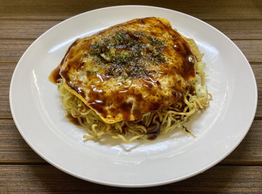 Hiroshima-style okonomiyaki